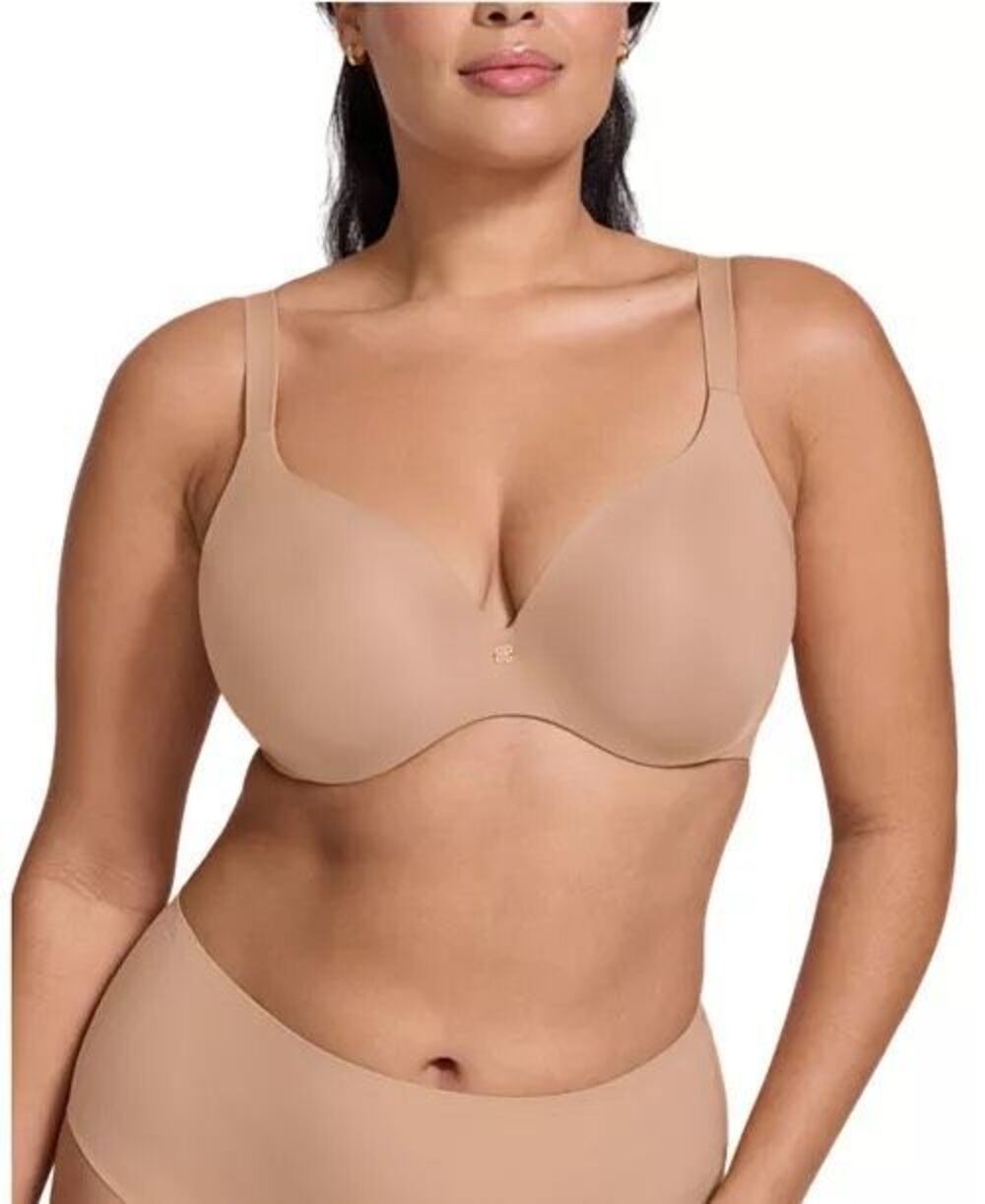 Honeylove CloudEmbrace Wireless Bra Size 36B Sand Tan NWT Seamless Memory Foam